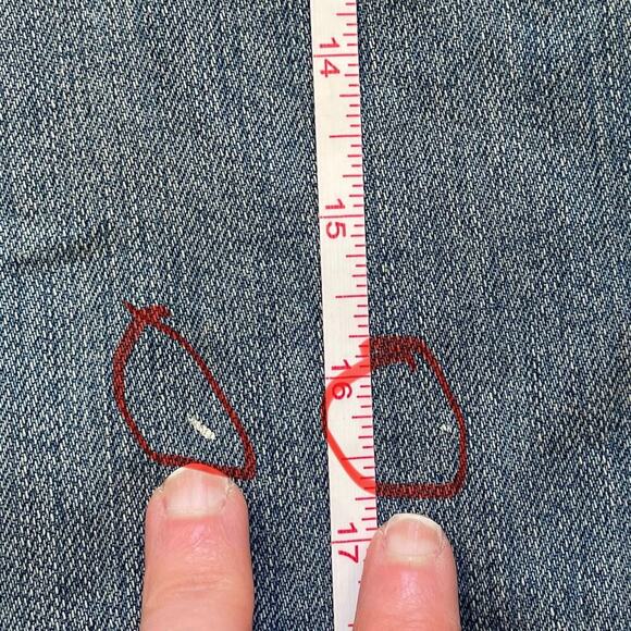 J. Crew Toothpick Jeans Mid to Low Rise, Medium Rinse/Wash, Distressed, 28 - Picture 16 of 16